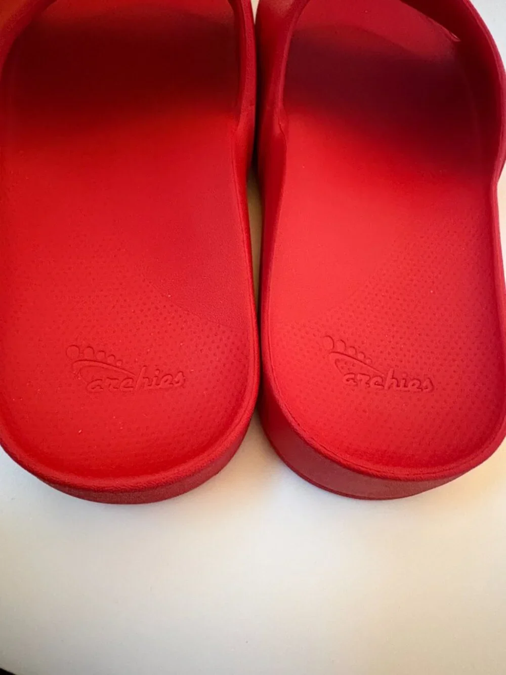 Archies Slides - Chili Red - Womens 10 Mens 9